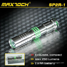 Maxtoch SP2R-1 Max 250 Lumens IPX7 inox LED Mini Portable petit